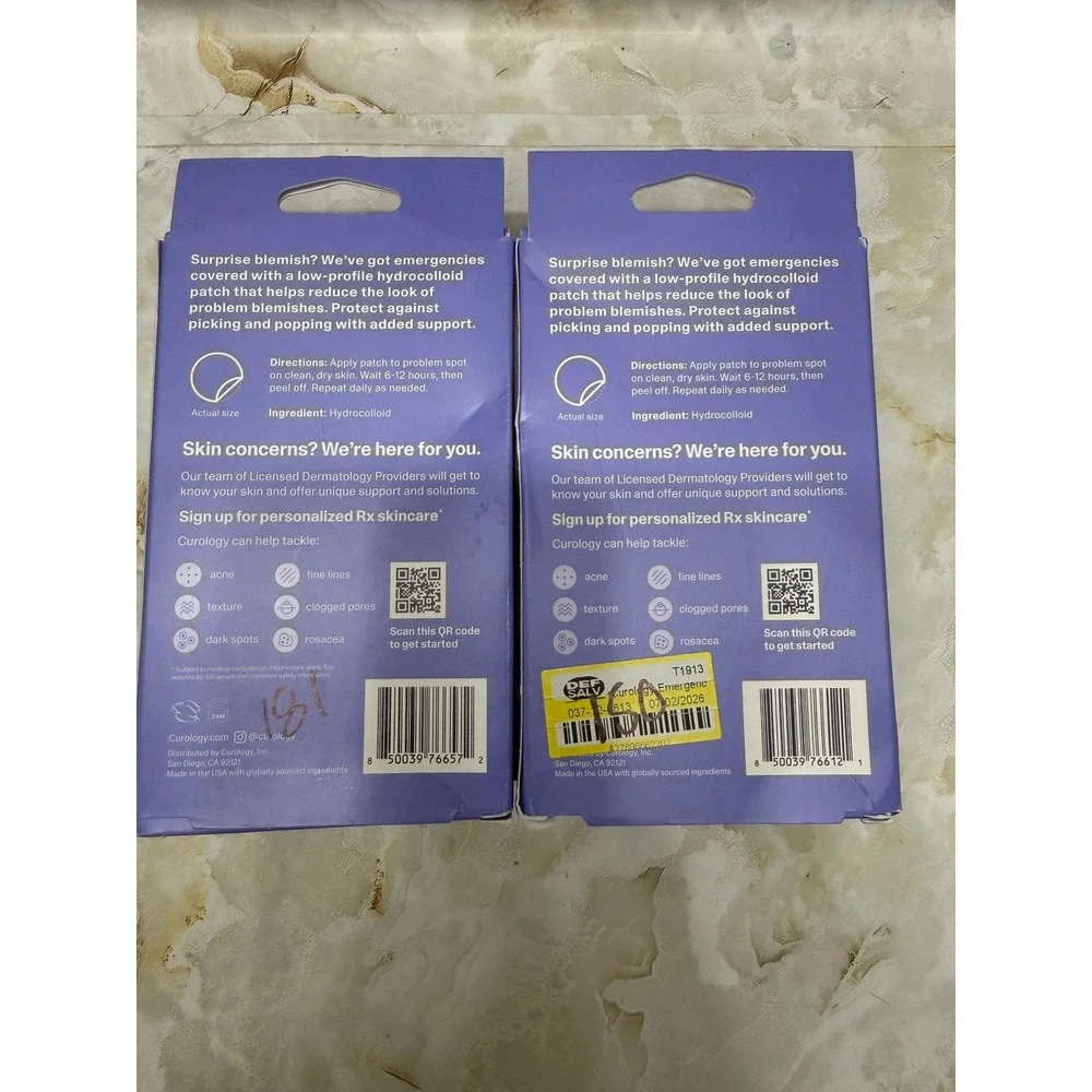 Curology & Hero Mighty Patch Blemish Bundle 180ct Hydrocolloid Spot Patches